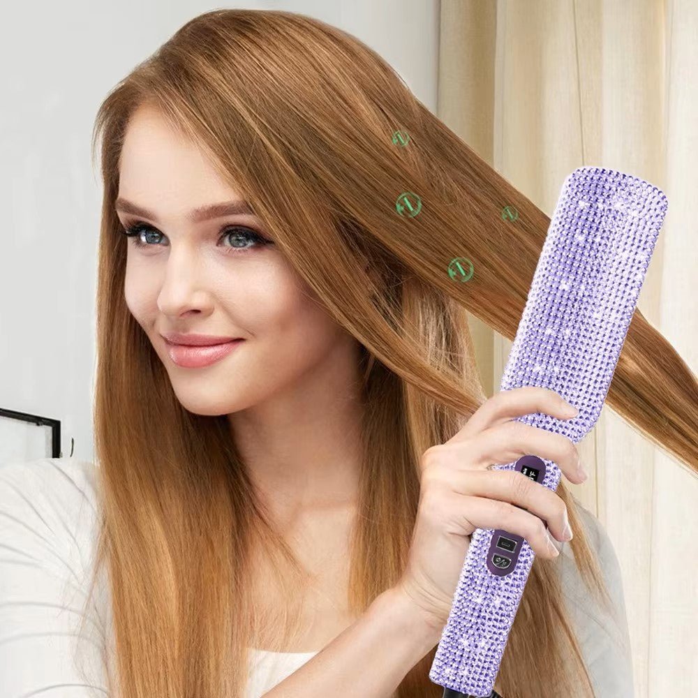 Lisseur Professionnel - RhinestoneStyler™ - Violet - Nova Coiffure