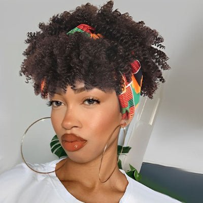 Perruque afro boucle serrée réaliste