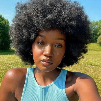 Perruque afro coupe boule glamour