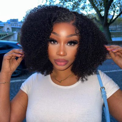 Perruque afro femme cheveux crépus