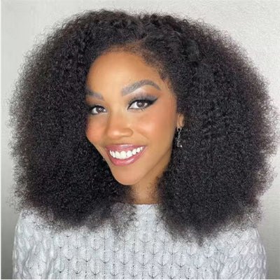 Perruque afro cheveux naturels courts