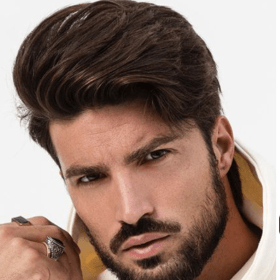 Perruque calvitie homme style discret