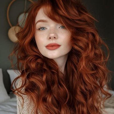 Perruque cheveux naturels femme style glamour