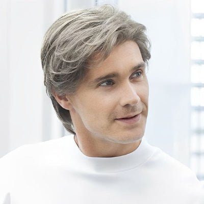 Perruque homme coupe courte élégante