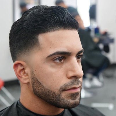 Perruque homme cheveux naturels coiffés