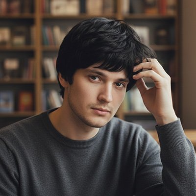 Perruque pour homme teinte riche et profonde