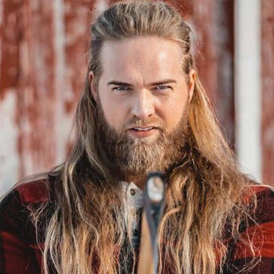 Perruque pour homme style Thor cosplay