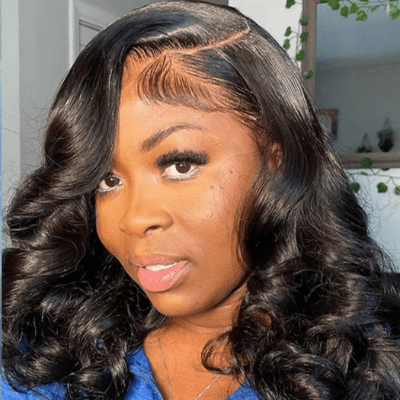 Perruques cheveux naturels effet volume avec densité 180%