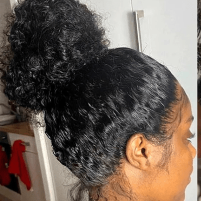 Perruques femmes boucles définies style naturel élégant