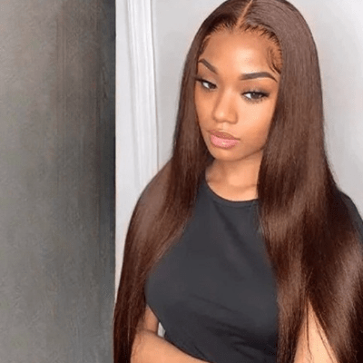 Perruques femmes cheveux brésiliens lisses