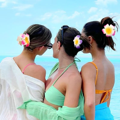 pince à cheveux fleur tendance