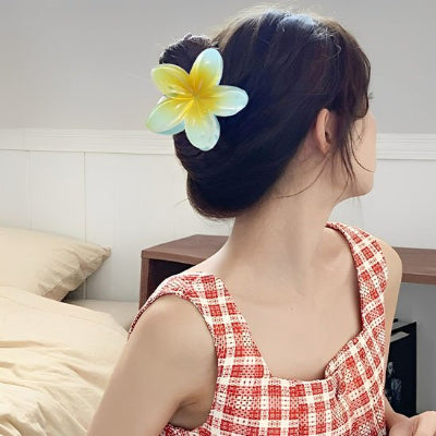 pince fleur hawaïenne papillon doux