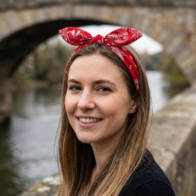 Serre tete femme bandeau cheveux paisley rouge